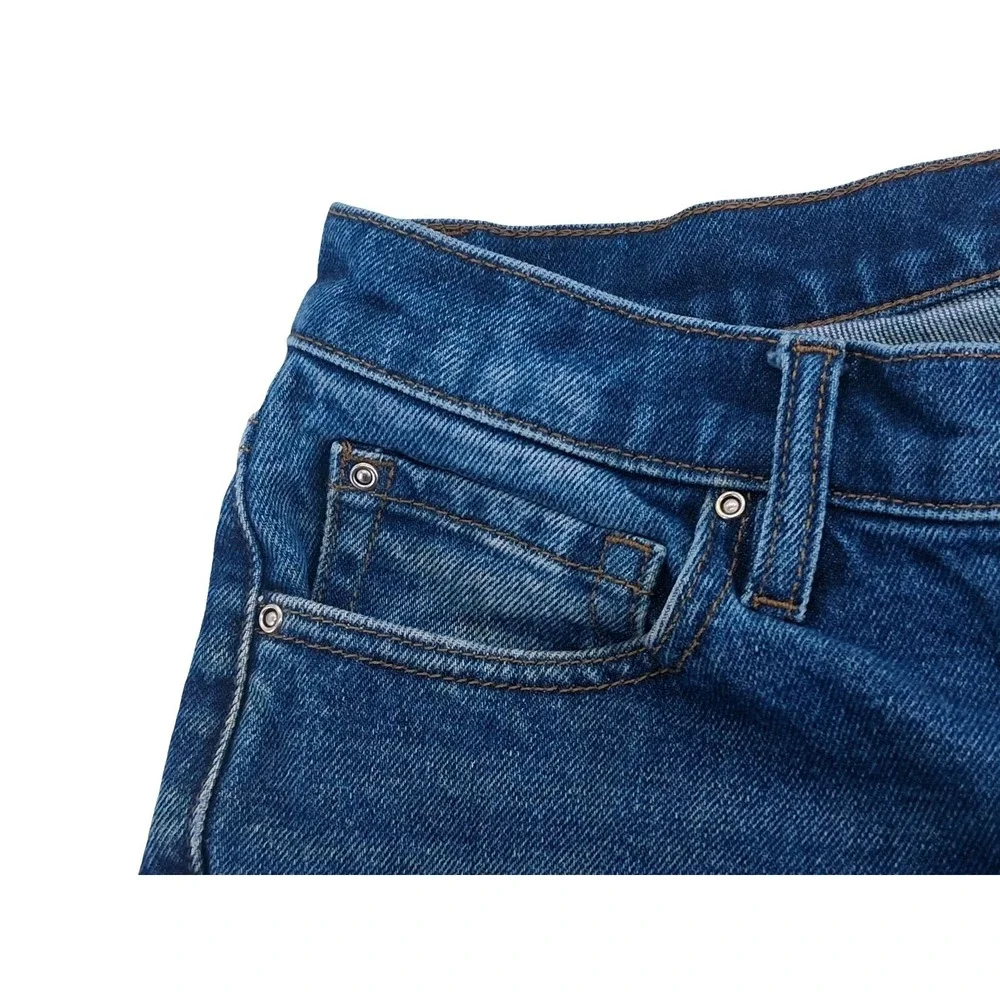 Sene Jeans Mens 29 X 29 Blue Medium Wash Slim Straight Denim Casual Pants